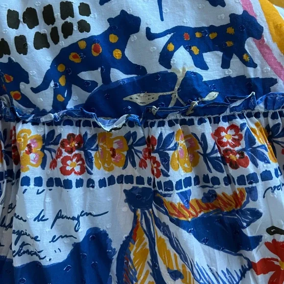 Farm Rio maxi skirt in Wild Brazil print (M) - Picture 6 of 13